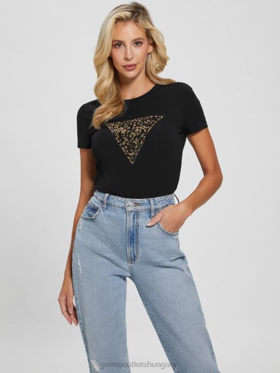 GUESS Black 8ZX4F1442 Lidia Logo Tee