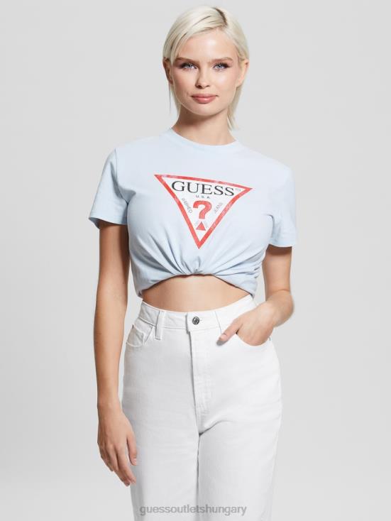 GUESS Helium 8ZX4F1594 Eco Triangle Logo Tee