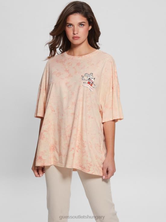 GUESS Hello Peach Multi 8ZX4F1173 Martini Mouse Oversized Tee