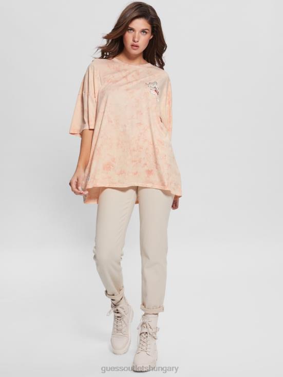 GUESS Hello Peach Multi 8ZX4F1173 Martini Mouse Oversized Tee