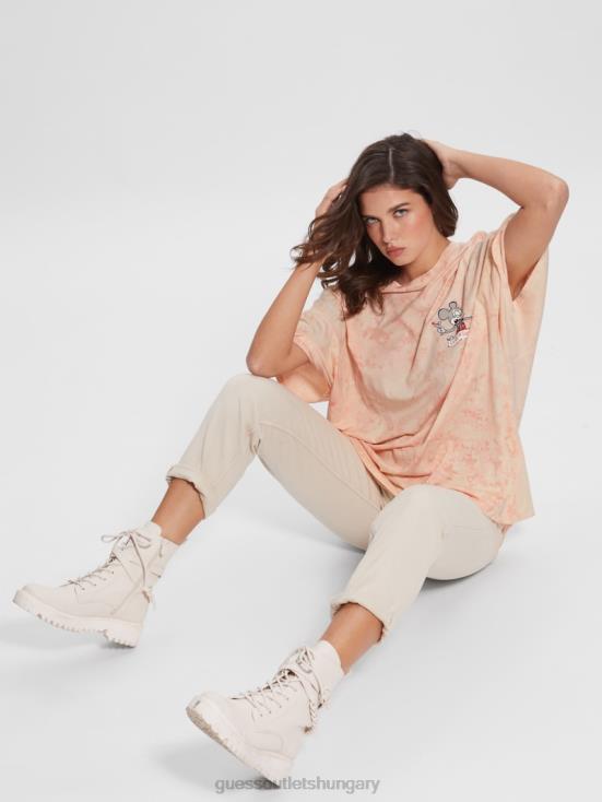 GUESS Hello Peach Multi 8ZX4F1173 Martini Mouse Oversized Tee