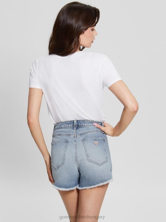 GUESS Pure White 8ZX4F1671 Eco Pop Dream Easy Graphic Tee