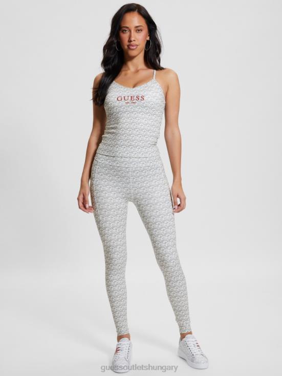 GUESS Stripe G-Cube Small Gray 8ZX4F1006 Eco G-Cube Active Tank