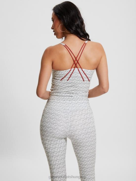 GUESS Stripe G-Cube Small Gray 8ZX4F1006 Eco G-Cube Active Tank
