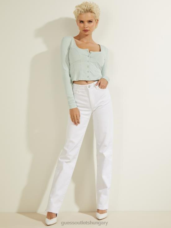 GUESS Aloe Palm 8ZX4F1554 Eco Amori Button-Up Top