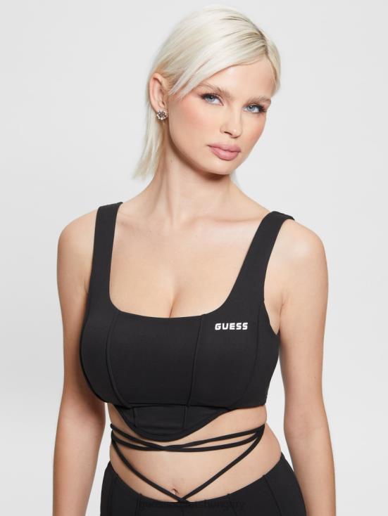 GUESS Black 8ZX4F1489 Brigit Active Top