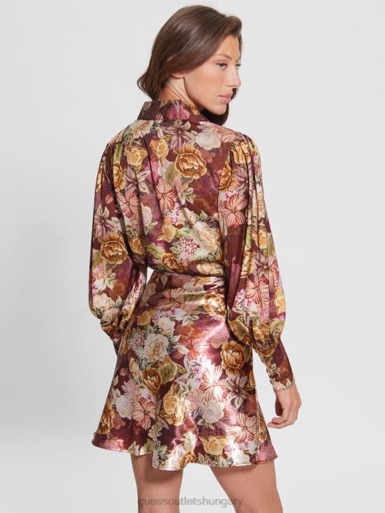 GUESS Digital Tapestry Print Ma 8ZX4F1471 Eco Raven Charm Top