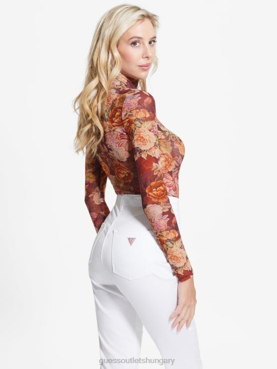 GUESS Digital Tapestry Print Ma 8ZX4F1615 Eco Kamaria Printed Top