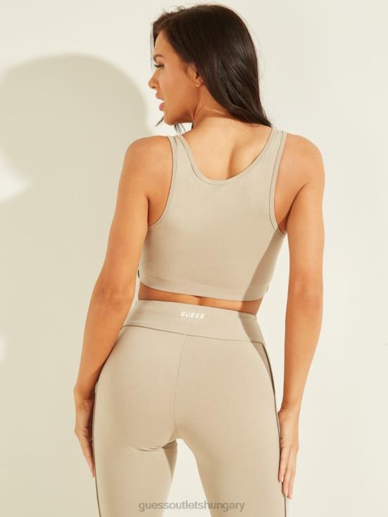 GUESS Dusty Blue Frost Heather 8ZX4F1444 Eco Doreen Top