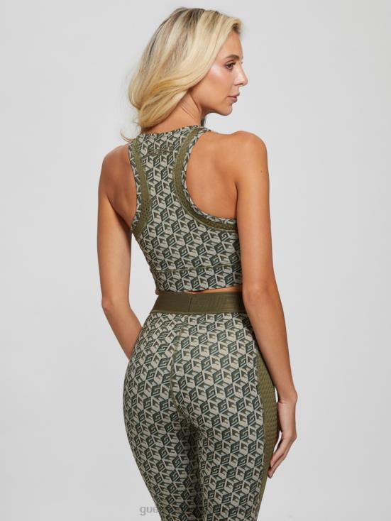 GUESS G Cube Olive Combo 8ZX4F1504 Eco Daria Active Top