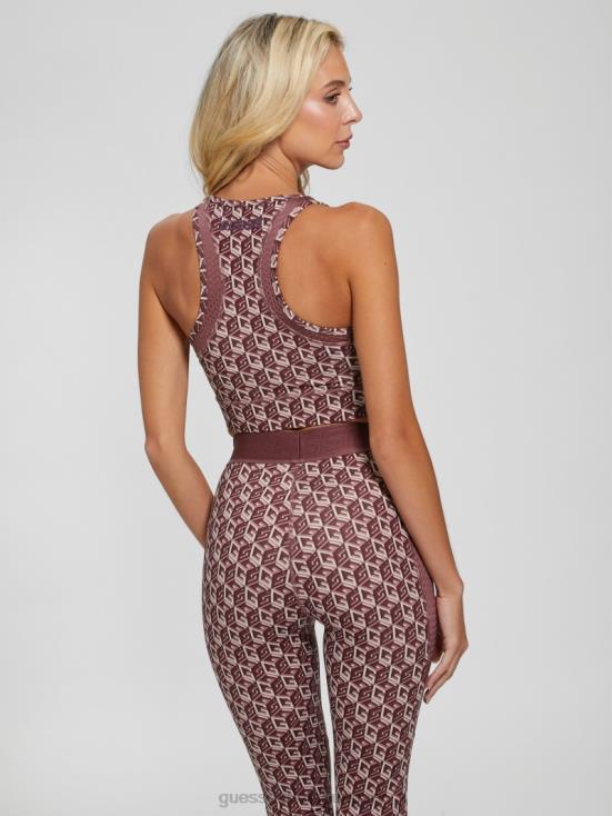GUESS G Cube Red Combo 8ZX4F1469 Eco Daria Active Top