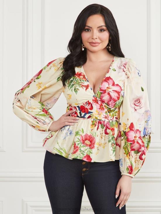 GUESS Glorious Garden Ao 8ZX4F1401 Mira Top