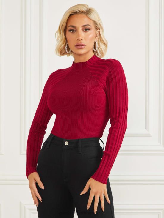 GUESS Jubilee 8ZX4F1273 Vision Ribbed Sweater Top