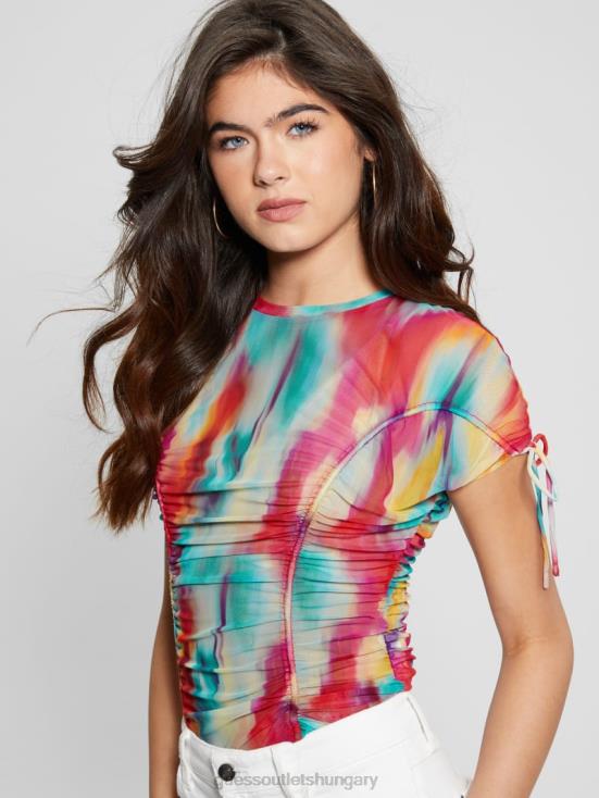 GUESS Life Is Fast 8ZX4F1069 Eco Amaya Shirred Top