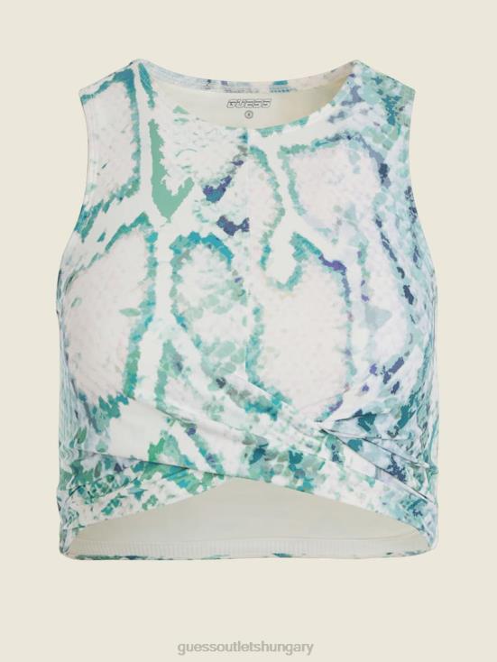 GUESS Modern Python Emerald Com 8ZX4F1666 Collyn Python Active Top