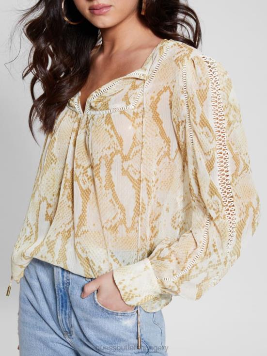 GUESS Rambling Snake 8ZX4F1139 Eco Brigida Top