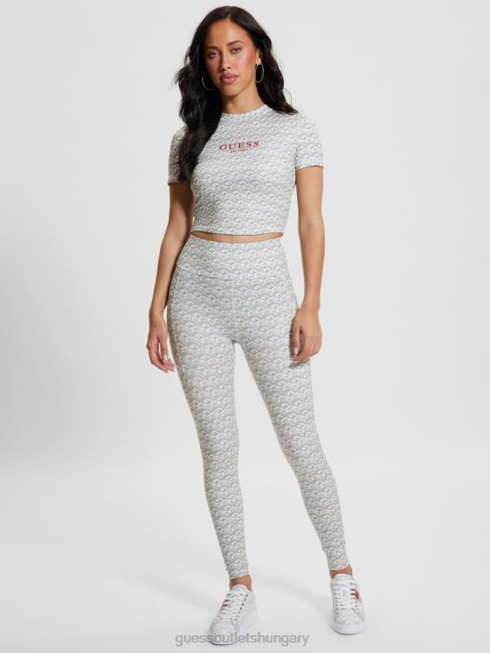 GUESS Stripe G-Cube Small Gray 8ZX4F1097 Eco G-Cube Active Top