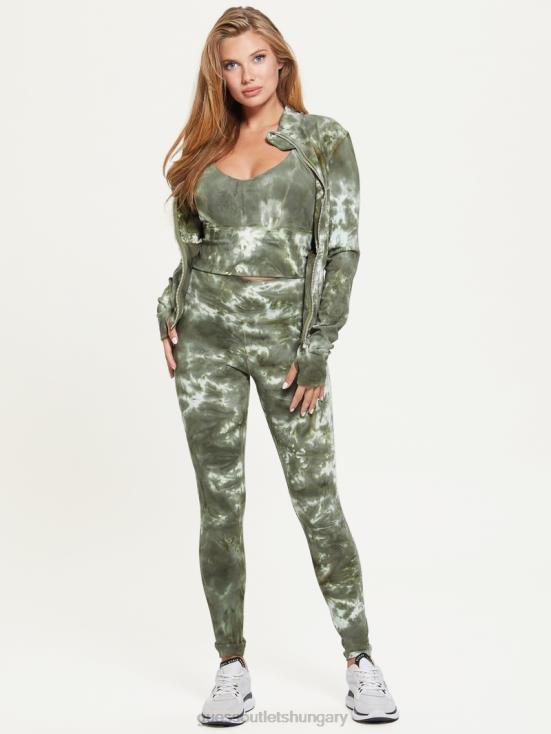 GUESS Thunderstorm Tie-Dye 8ZX4F1314 Eudora Tie-Dye Active Top