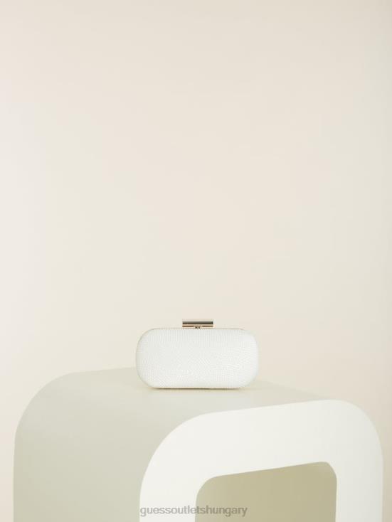 GUESS Ivory 8ZX4F3311 Textured Clutch