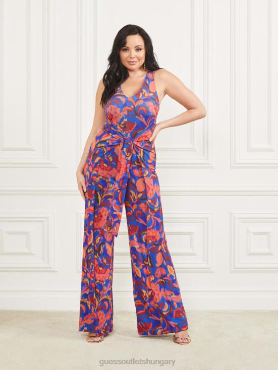 GUESS Betty Blue Print 8ZX4F432 Calla Sleeveless Jumpsuit