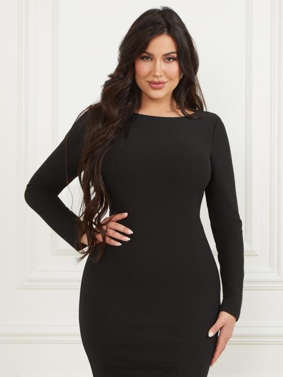 GUESS Black 8ZX4F681 Mimi Pencil Dress