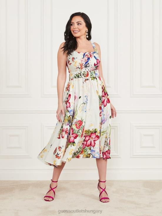 GUESS Glorious Garden Ao 8ZX4F368 Glorious Maxi Garden Dress