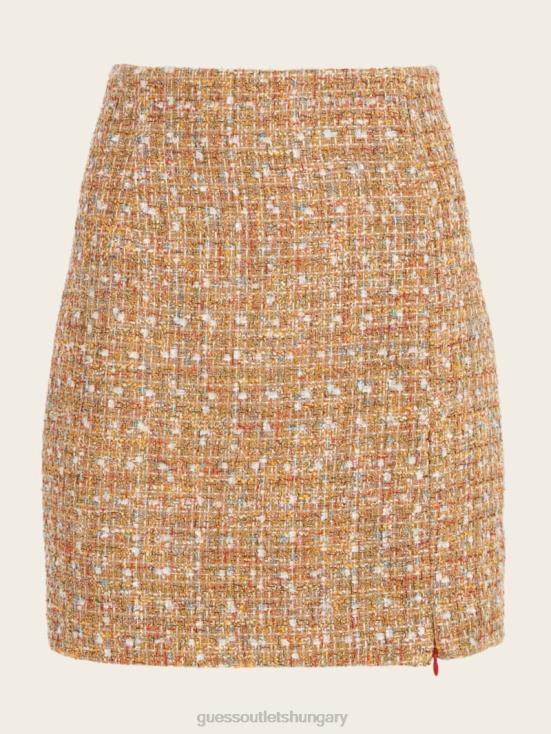 GUESS Tallulah Multicolor Tweed 8ZX4F2183 Angelica Tweed Skirt