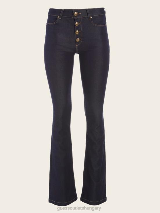 GUESS Blue Rinse Wash 8ZX4F50 Mini Flare Denim Pant