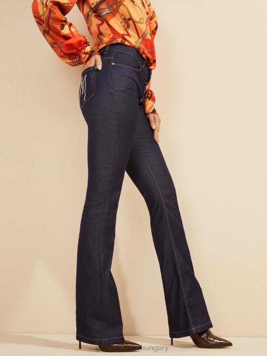 GUESS Blue Rinse Wash 8ZX4F50 Mini Flare Denim Pant