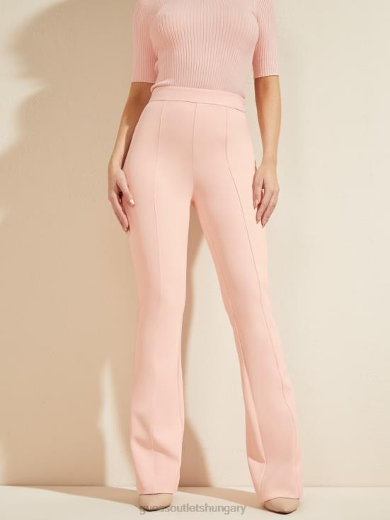 GUESS Blush Cotton 8ZX4F2232 Chloe Flared Pant