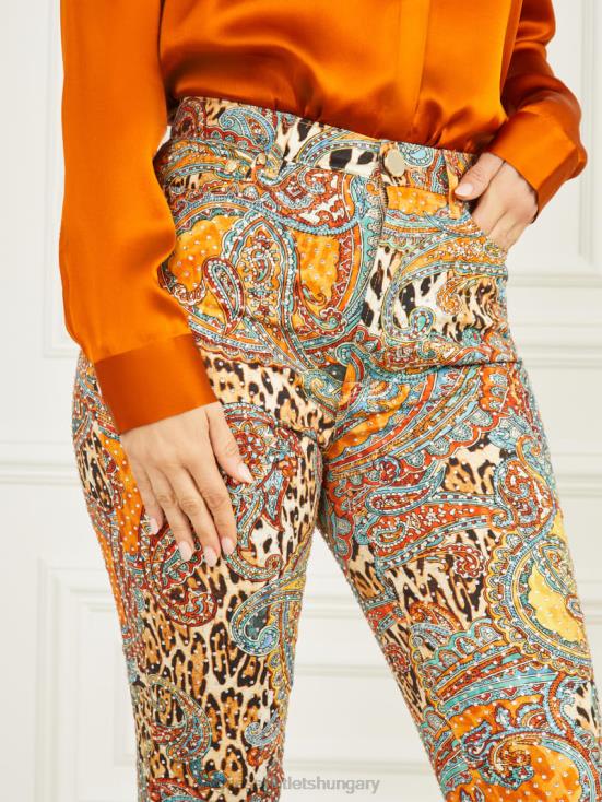 GUESS Phoenix Rising Print 8ZX4F2286 Phoenix Rising Stiletto No. 97 Skinny Jeans