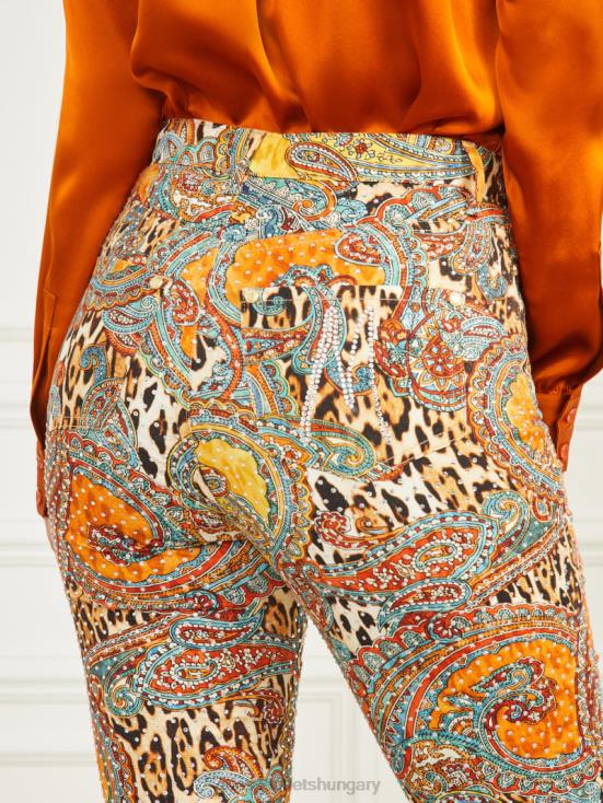 GUESS Phoenix Rising Print 8ZX4F2286 Phoenix Rising Stiletto No. 97 Skinny Jeans