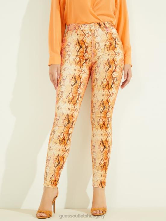 GUESS Sonora Skin 8ZX4F282 Snakeskin Stiletto No. 97 Skinny Jean