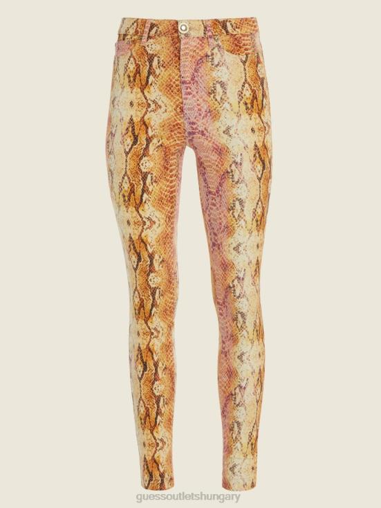 GUESS Sonora Skin 8ZX4F282 Snakeskin Stiletto No. 97 Skinny Jean