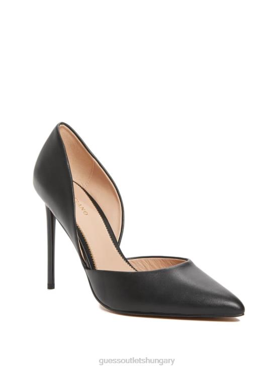 GUESS Black 8ZX4F3424 Heartbreaker Leather d'Orsay Pump
