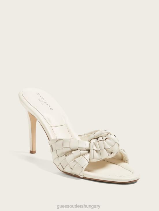 GUESS Ivory 8ZX4F3446 Janna Heeled Mule