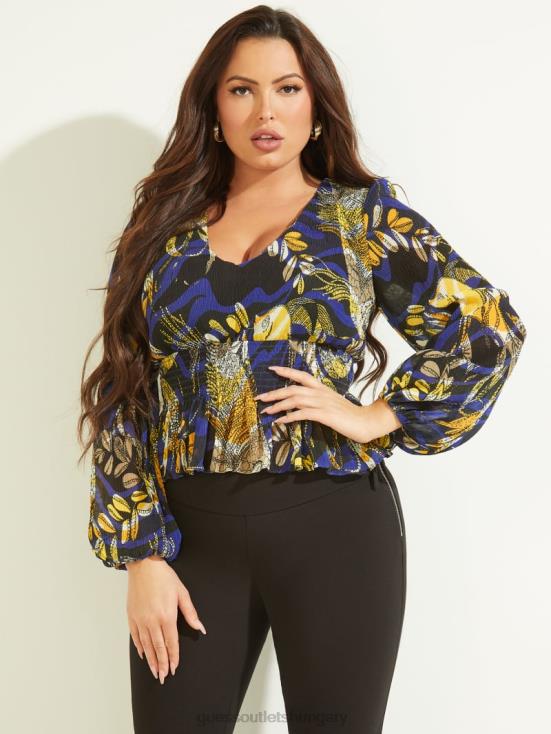 GUESS Aquarius Print 8ZX4F1236 Sonora Top