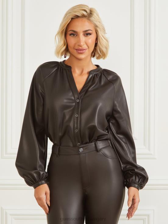 GUESS Dark Roast 8ZX4F1456 Foxton Blouse