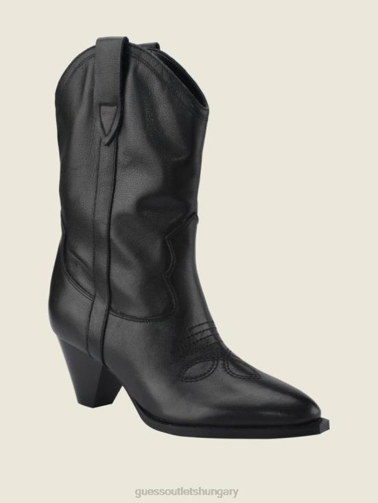 GUESS Black 8ZX4F3507 Odilia Cowboy Boots