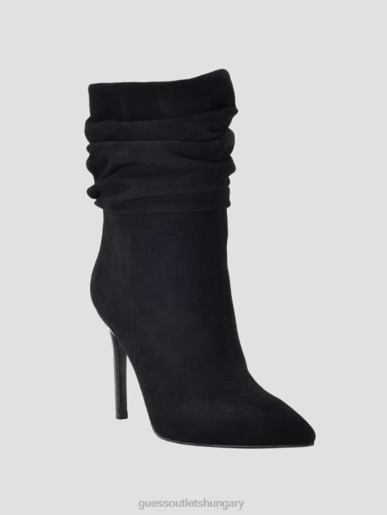 GUESS Black 8ZX4F3515 Backy Suede Slouch Bootie