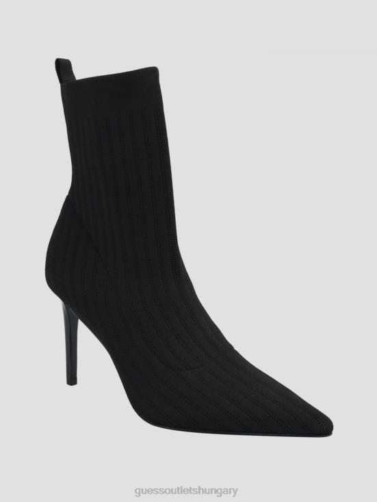 GUESS Black 8ZX4F3521 Dallyna Knit Sock Bootie