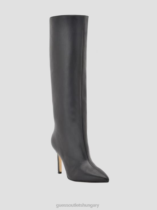 GUESS Black 8ZX4F3524 Dayton Faux-Leather Knee-High Boots