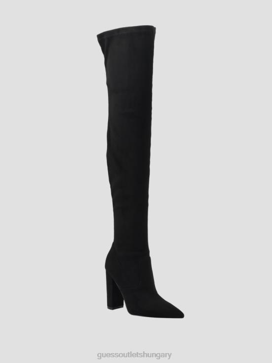 GUESS Black 8ZX4F3528 Abetter Faux-Suede Over-the-Knee Boots