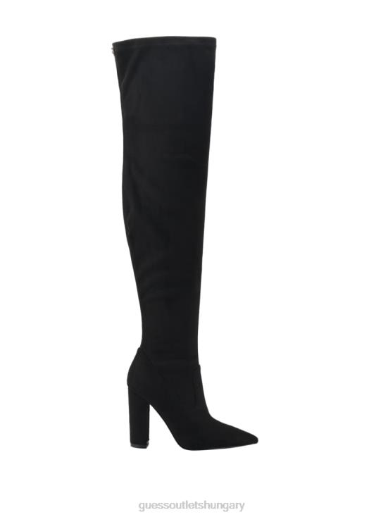 GUESS Black 8ZX4F3528 Abetter Faux-Suede Over-the-Knee Boots