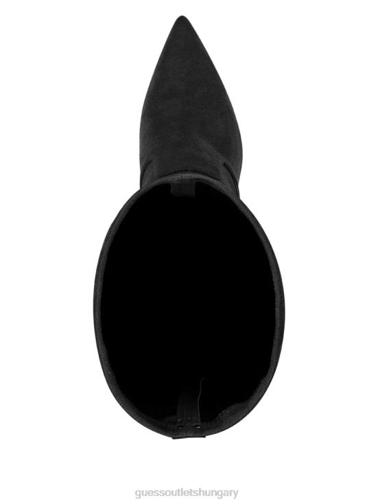 GUESS Black 8ZX4F3528 Abetter Faux-Suede Over-the-Knee Boots