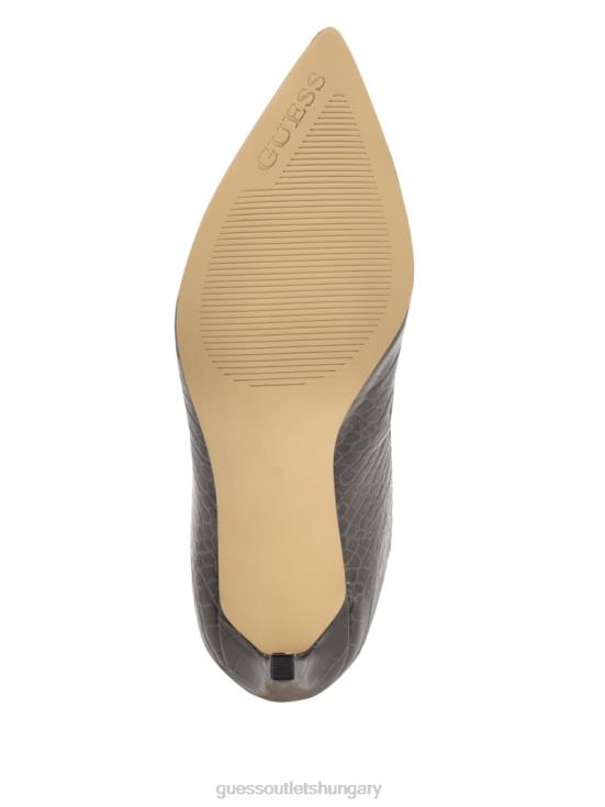 GUESS Dark Brown 8ZX4F3523 Dayton Faux-Leather Knee-High Boots