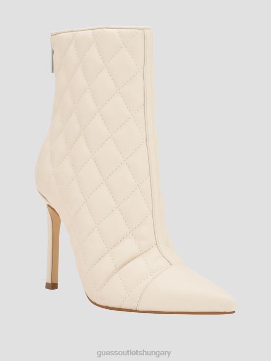 GUESS Ivory 150 8ZX4F3532 Simoney Zip-Up Booties