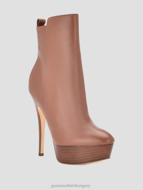 GUESS Medium Brown 8ZX4F3518 Caddy Platform Bootie