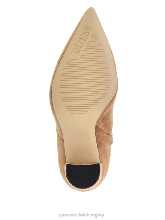 GUESS Medium Brown 8ZX4F3525 Abetter Faux-Suede Over-the-Knee Boots