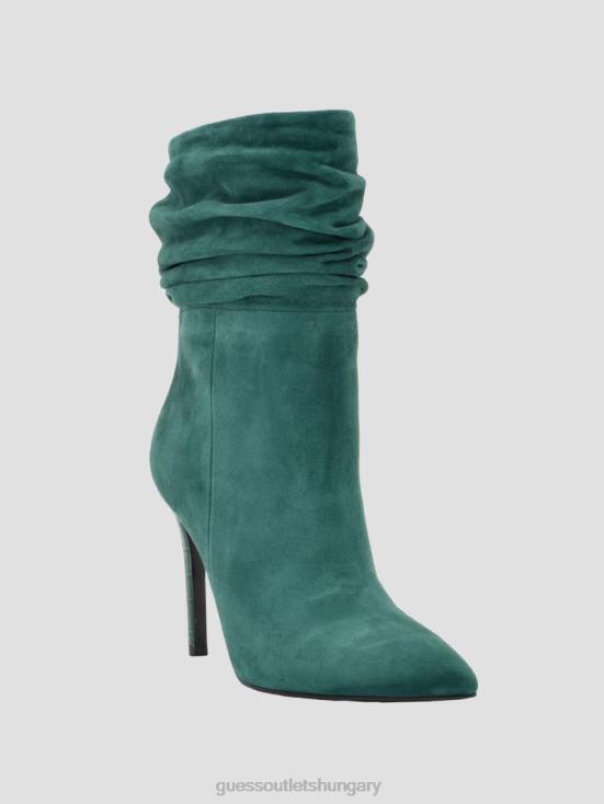 GUESS Medium Green 310 8ZX4F3516 Backy Suede Slouch Bootie